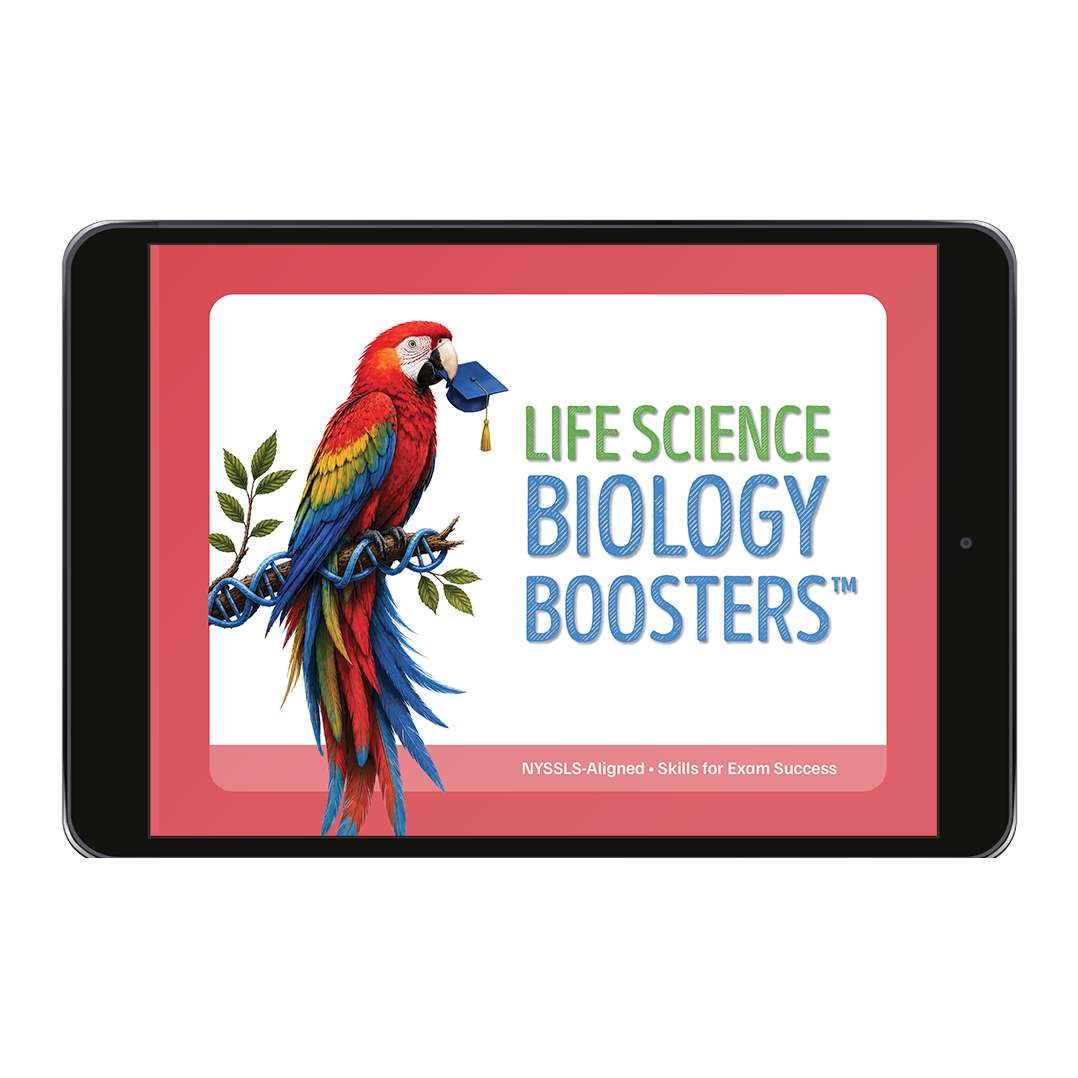 Life Science Biology Boosters eBook on iPad